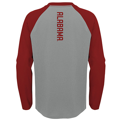 SCRIPT A WITH ALABAMA ON BACK UNDISPUTED LONG SLEEVE T-SHIRT