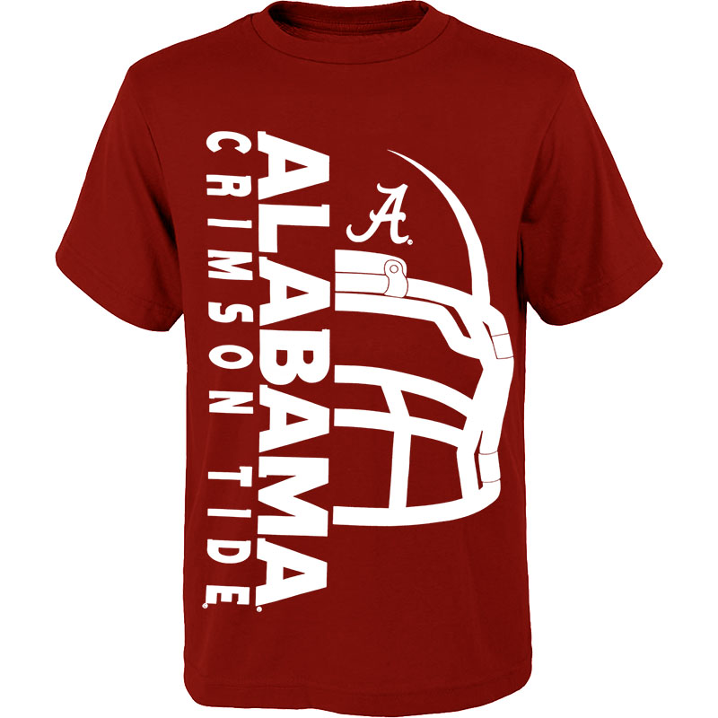 Alabama Crimson Tide Football Helmet T-Shirt (SKU 1337374042)