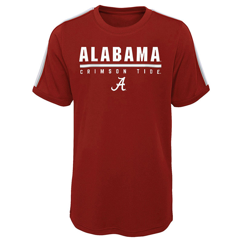 Alabama Crimson Tide Over Script A Mesh T-Shirt