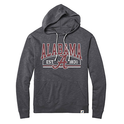 Alabama Over Script A Established 1831 Washed Terry Hoodie