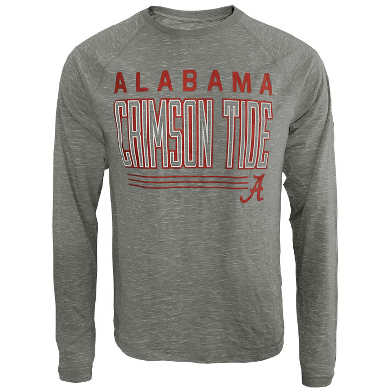 Alabama Crimson Tide Fireside Raglan Long Sleeve Shirt