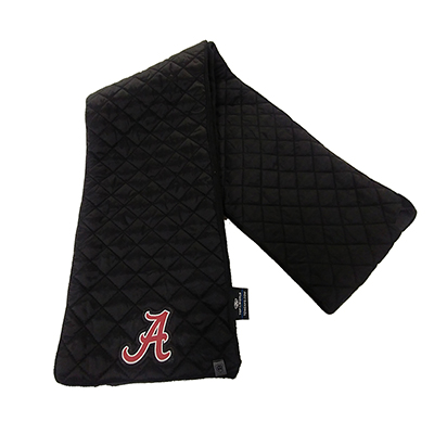 Script A Quilted Poof Scarf