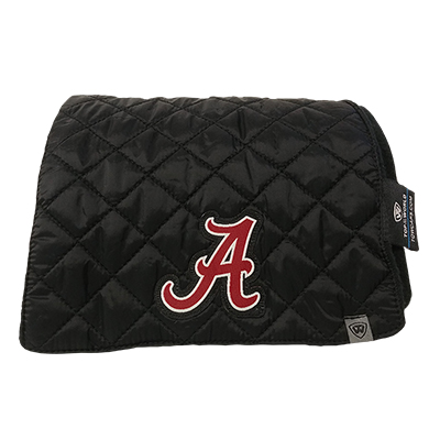 SCRIPT A QUILTED POOF SCARF