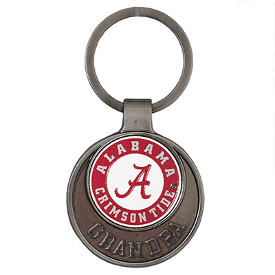 Alabama Grandpa With Script A Belvedere Key Tag