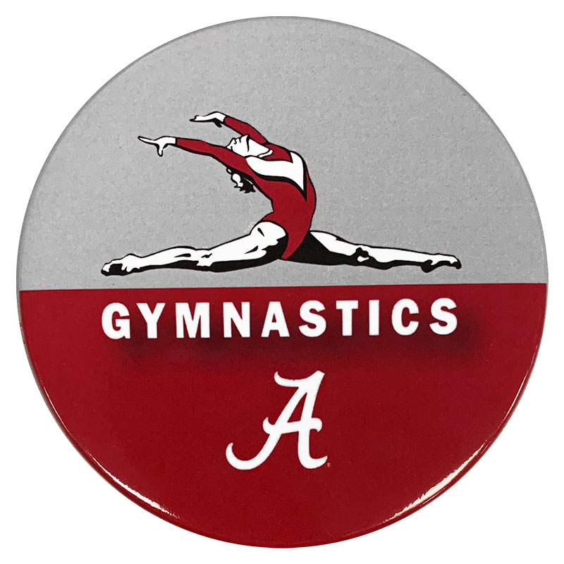 Alabama Gymnastics Button