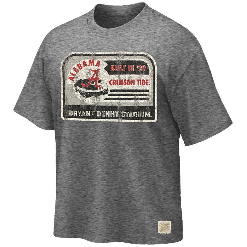 Alabama Crimson Tide Bryant Denny Stadium Built In '29 Short Sleeve Triblend T-Shirt (SKU 13465865102)