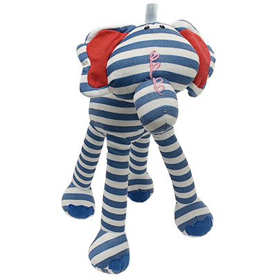 Baby Elephant Striped Plush Elephant
