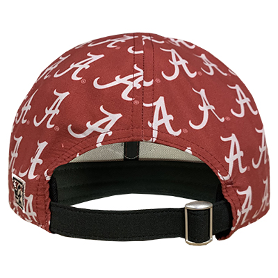 ALABAMA WOVEN LABEL SCRIPT A ON BACK CAP