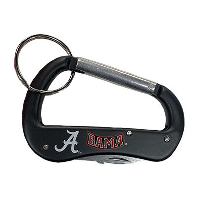 Alabama Carabiner Multi-Tool Keychain