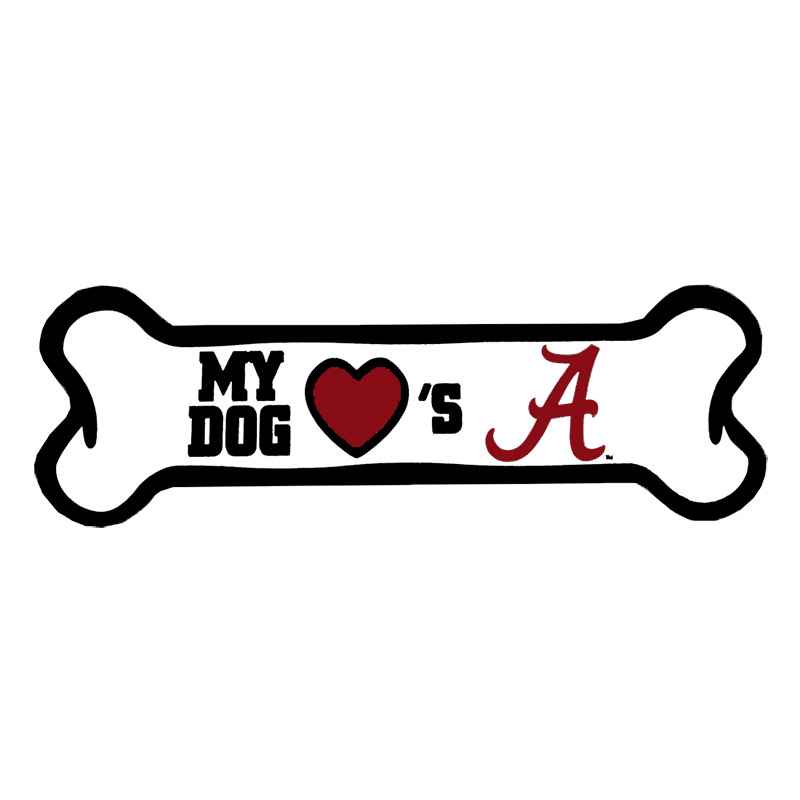 Alabama Crimson Tide My Dog Loves Bama Magnet