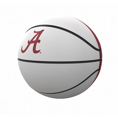 Alabama Red & White Panel Basketball