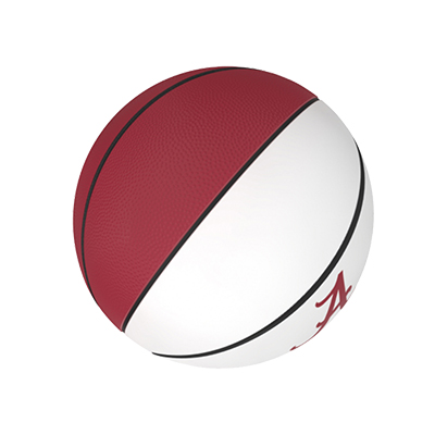 ALABAMA RED & WHITE PANEL BASKETBALL