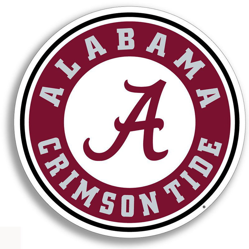 Alabama Circle Logo Decal | University of Alabama Supply Store