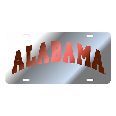 ALABAMA ARCHED LASER CUT INLAID MIRROR TAG