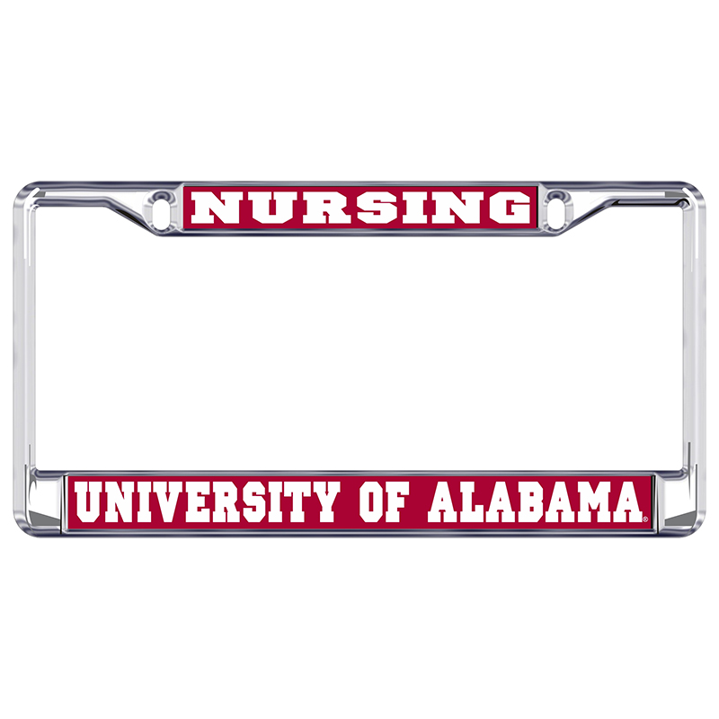 Alabama Nursing Metal Domed Plate Frame (SKU 1347379239)