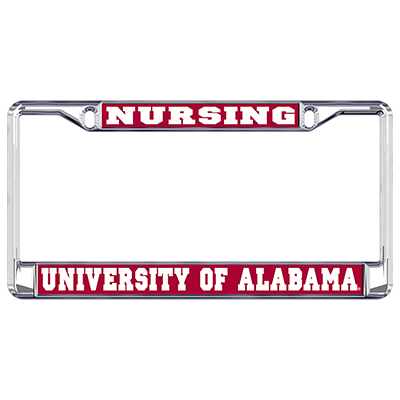 Alabama Nursing Metal Domed Plate Frame