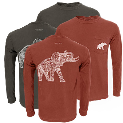 Alabama Original Retro Elephant Long Sleeve T-Shirt