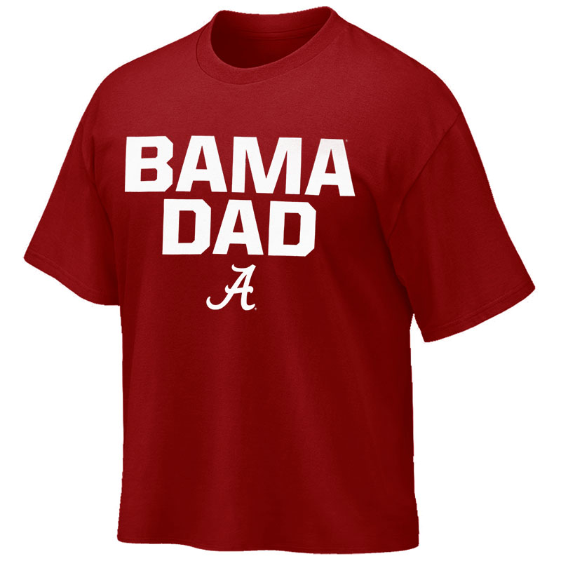 Bama Dad Block Script A T-Shirt (SKU 13481629102)