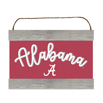    Script Alabama Canvas Banner