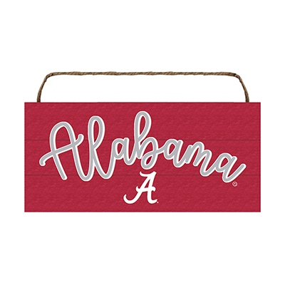 Alabama Wood Plank Hanging Sign