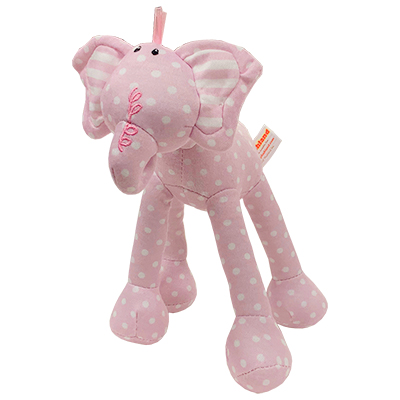 Baby Elephant Polka Dot Plush Elephant