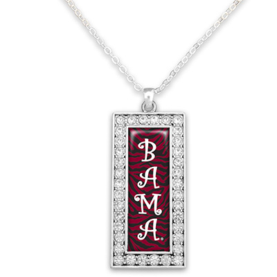 Bama Vertical Necklace With Stones