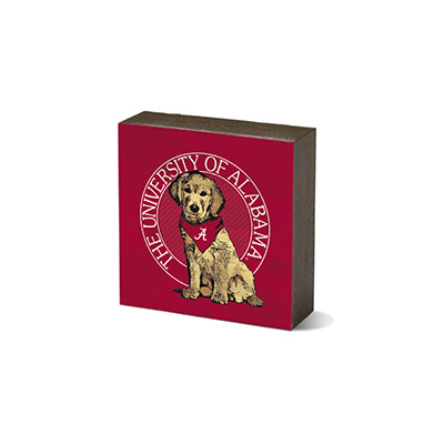 University Of Alabama Table Top Square With Dog