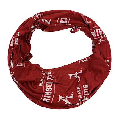 Alabama Crimson Tide Script A Infinity Scarf