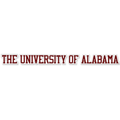    The University Of Alabama  Vinyl Decal