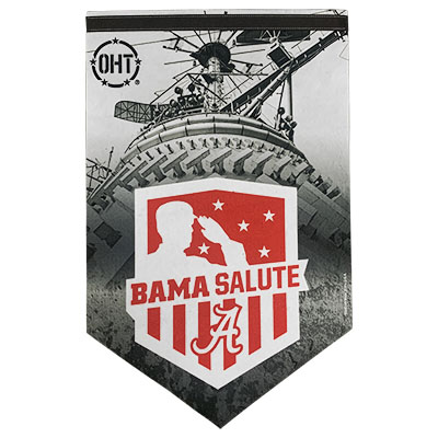      Bama Salute Script A Banner