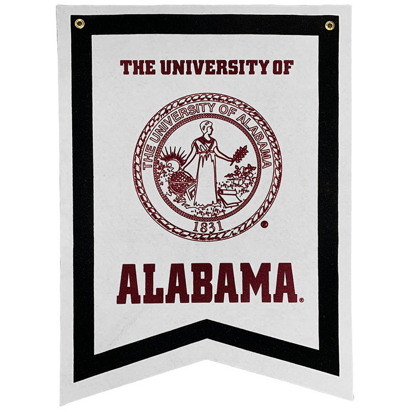      University Of Alabama Dovetail Banner With Seal