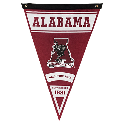      Alabama Roll Tide Roll Vault A Vertical Pennant