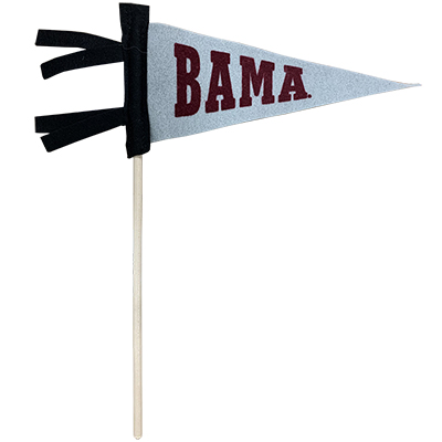      Bama Pennant On A Stick