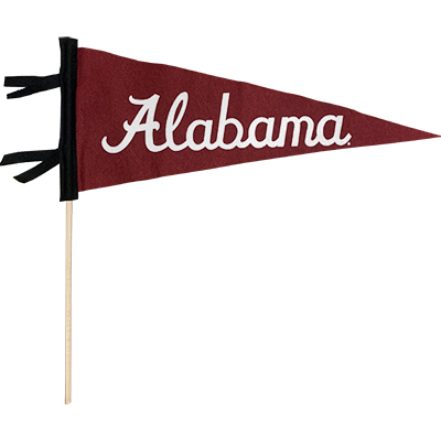      Alabama Pennant On A Stick