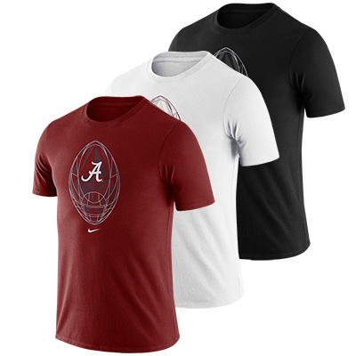 Alabama Script A Short Sleeve Modern Legend Football Icon T-Shirt