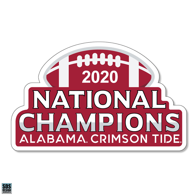Alabama Crimson Tide 2020  National Champions Magnet (SKU 13548582259)