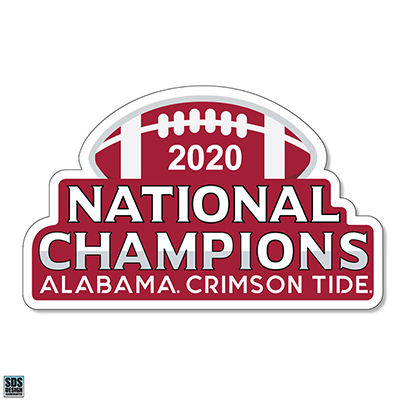 Alabama Crimson Tide 2020  National Champions Magnet
