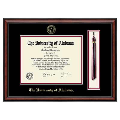 Diploma Frame Tassel Edition In Southport Gold Embossed Seal