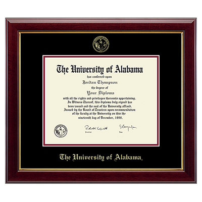 Diploma Frame In Gallery Gold Embossed Seal