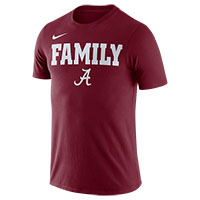 Alabama Family Script A Cotton Verb Basketball T-Shirt