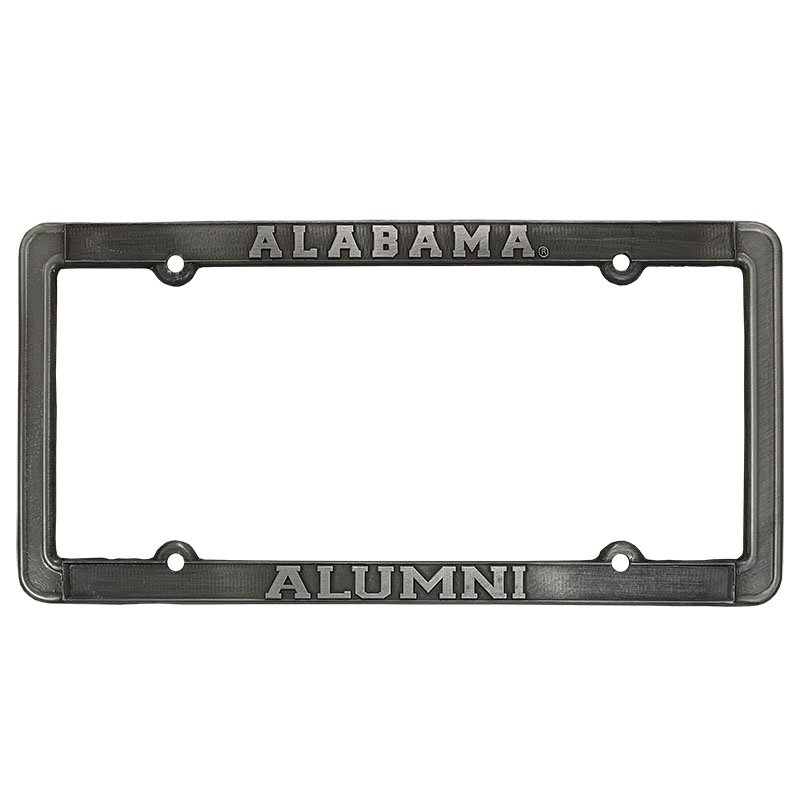 Alabama Alumni Thin Rim Antique Pewter Metal Frame