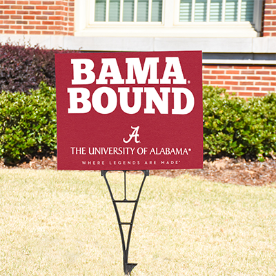        Bama Bound Where Legends Are Made Yard Sign