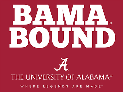        BAMA BOUND WHERE LEGENDS ARE MADE YARD SIGN