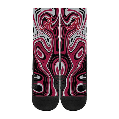 ALABAMA SCRIPT A OIL SLICK SOCK