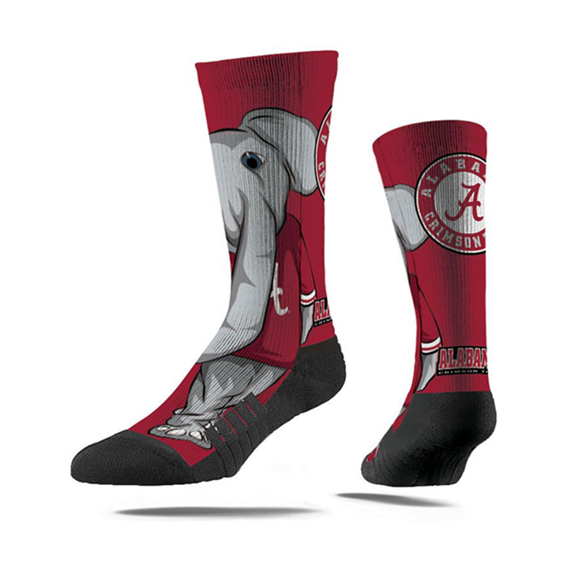 Alabama Big AL Mascot Sock