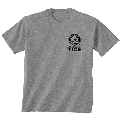 ALABAMA SCRIPT A ALL AMERICAN TRUCK WITH FLAG T-SHIRT