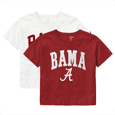 Bama Clothesline Cotton Crop T-Shirt