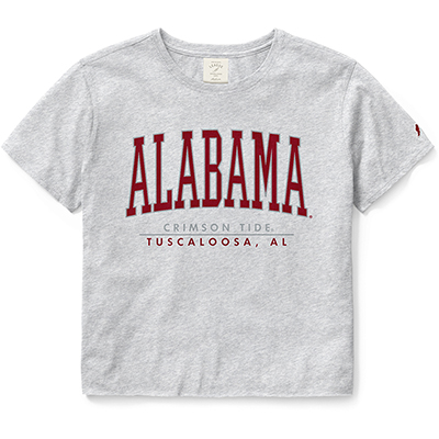 Alabama Over Crimson Tide Tuscaloosa Clothesline Cotton Crop T-Shirt