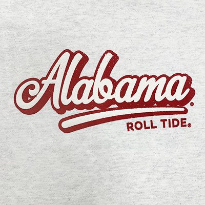 ALABAMA OVER ROLL TIDE CROPPED HOODIE