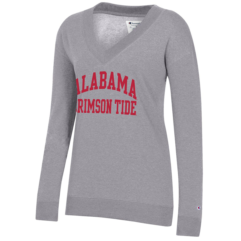 Alabama Crimson Tide Triumph Long Line V-Neck Sweatshirt (SKU 1357298343)
